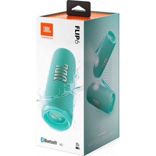 Портативная акустика JBL Flip 6 (бирюзовый)