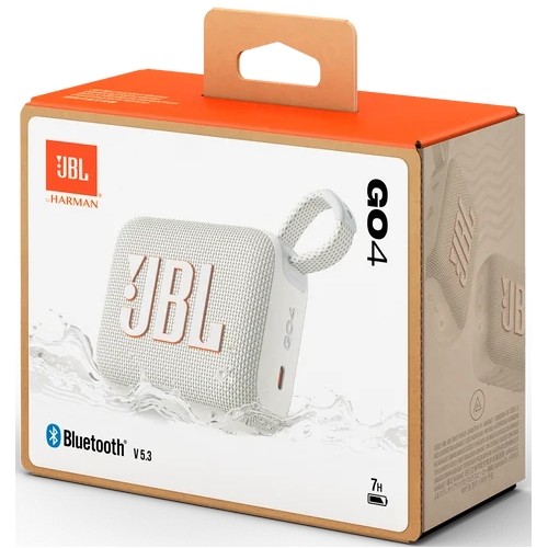 Портативная акустика JBL Go 4 (белый)