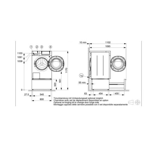 Выдвижной ящик Schulthess 50550 Пепел розы
