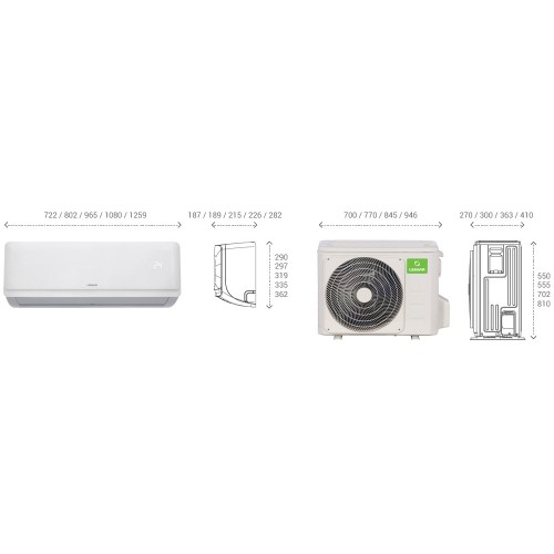 Сплит-система Lessar Cool+ LS-H28KPA2/LU-H28KPA2