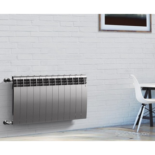 Радиатор Royal Thermo BiLiner 500 Silver Satin (12 секций)