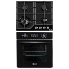 Комплект встраиваемой техники ZorG Technology BE10 LD black + варочная панель ZorG Technology BLC FDW black