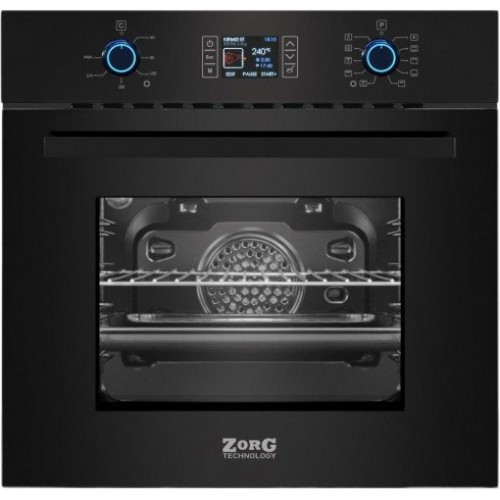 Комплект встраиваемой техники ZorG Technology BE10 LD black + электрическая панель ZorG Technology MS 163 bl