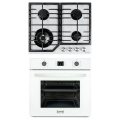 Комплект встраиваемой техники ZorG Technology BE10 LD white + варочная панель ZorG Technology BLC FDW white