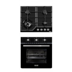 Комплект встраиваемой техники ZorG Technology BE4 black + варочная панель ZorG Technology BLC FDW black