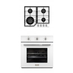 Комплект встраиваемой техники ZorG Technology BE4 white + варочная панель ZorG Technology BP6 FDW white