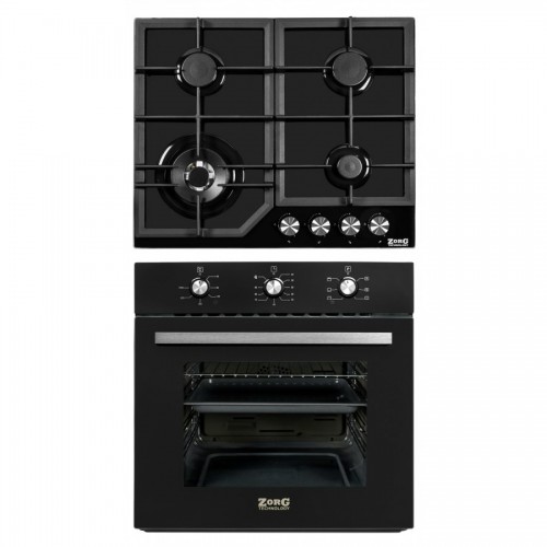 Комплект встраиваемой техники ZorG Technology BE6 black + варочная панель ZorG Technology BP6 FDW black