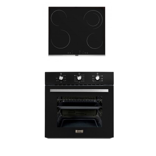 Комплект встраиваемой техники ZorG Technology BE6 black + электрическая панель ZorG Technology MS 163 bl