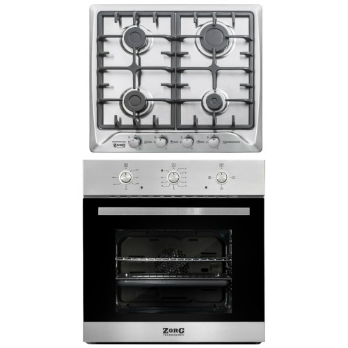 Комплект встраиваемой техники ZorG Technology BE4 inox + BP5 FD inox