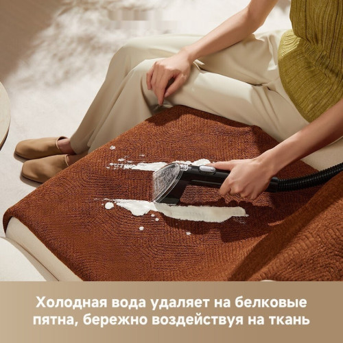 Пылесос Dreame Portable Carpet Spot Cleaner N20 Steam HNR27A (евровилка, черный)