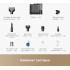 Пылесос Dreame Portable Carpet Spot Cleaner N20 Steam HNR27A (евровилка, черный)