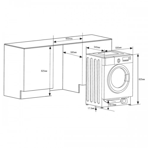 Стиральная машина Midea WMB6121