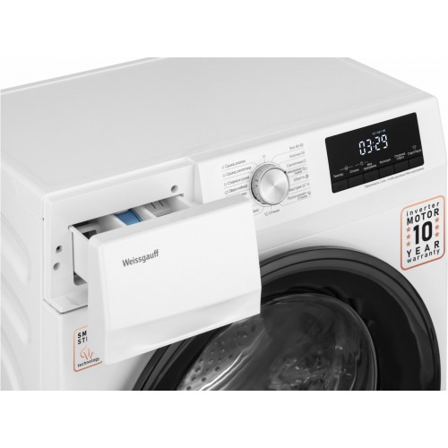 Стиральная машина Weissgauff WMD 6148 DC Inverter Steam