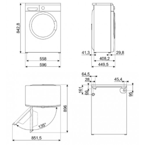 Стиральная машина Smeg LBW62PCIT