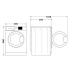 Стиральная машина Whirlpool FFWDB 864489 SV EE