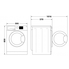 Стиральная машина Whirlpool FFWDB 964489 SV EE