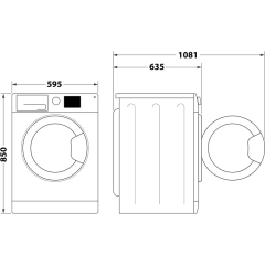 Стиральная машина Whirlpool FFB 10469 BV EE