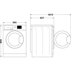 Стиральная машина Whirlpool FFB 8258 WV EE