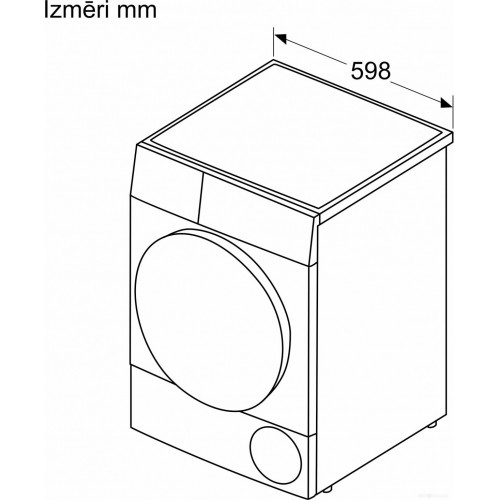 Сушильная машина Bosch Serie 8 WTX8HKL9SN