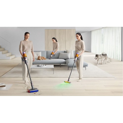 Пылесос Dyson V12s Detect Slim Submarine (желтый/никель)