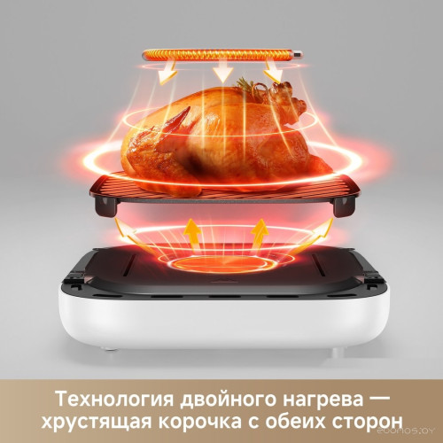 Аэрогриль Trouver Air Fryer FD10s Pro 6L (белый)