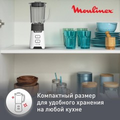 Блендер Moulinex LM16L110 (белый)