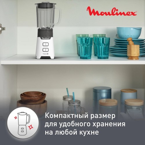 Блендер Moulinex LM16L110 (белый)