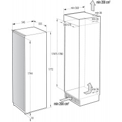 Однокамерный холодильник Gorenje GDR5182A1
