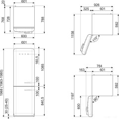 Холодильник Smeg FAB32LSV5