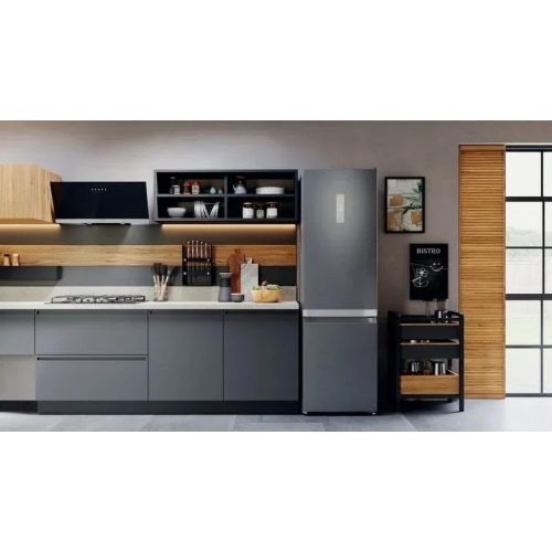 Холодильник с морозильником Hotpoint-Ariston HTW 8202I MX