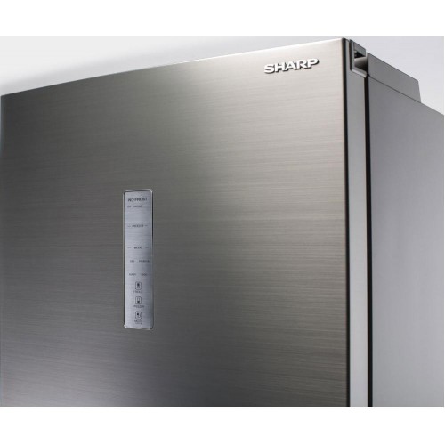 Холодильник с нижней морозильной камерой Sharp SJ-B350XSIX