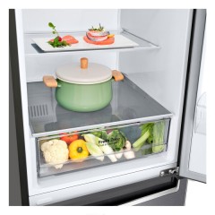 Холодильник с нижней морозильной камерой LG GW-B459SLCM