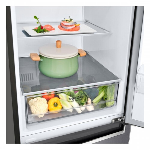 Холодильник с нижней морозильной камерой LG GW-B459SLCM