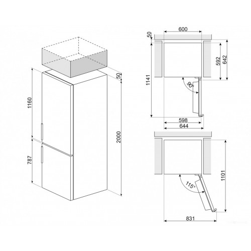 Холодильник Smeg FC21XDND