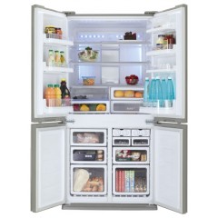 Четырёхдверный холодильник Sharp SJ-FP97VBK