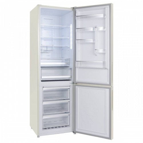 Холодильник с морозильником Korting KNFC 62370 GB