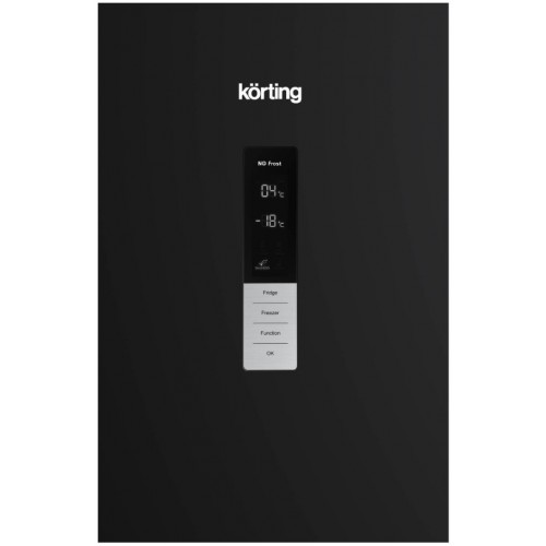 Холодильник с морозильником Korting KNFC 62370 N