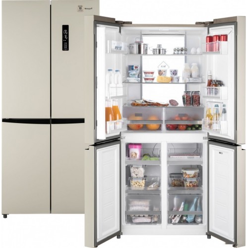 Четырёхдверный холодильник Weissgauff WCD 450 Be NoFrost Inverter