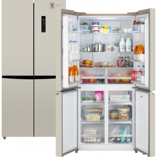 Четырёхдверный холодильник Weissgauff WCD 470 Be NoFrost Inverter