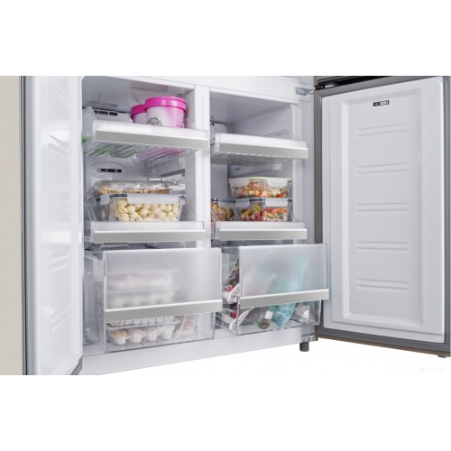 Четырёхдверный холодильник Weissgauff WCD 470 Be NoFrost Inverter