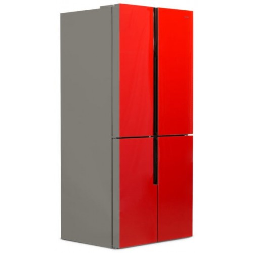 Четырёхдверный холодильник CENTEK CT-1750 Red