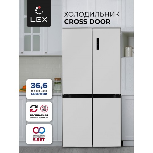 Четырёхдверный холодильник LEX LCD505WID