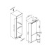 Встраиваемый холодильник Maunfeld MBF177SWGR Inverter