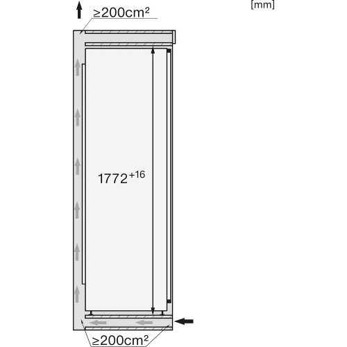 Однокамерный холодильник Miele K 7743 E