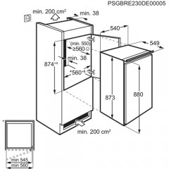 Холодильник с морозильником Electrolux LFB2AE88S1