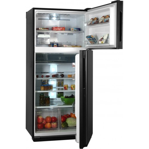 Холодильник с верхней морозильной камерой Sharp SJ-XE55PMBK