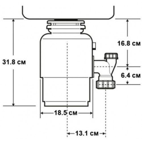 Измельчитель пищевых отходов InSinkErator E75-2