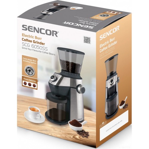 Кофемолка Sencor SCG 6050SS