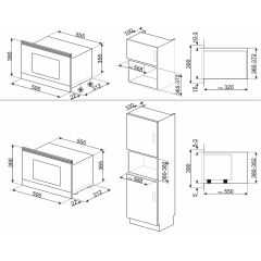 Микроволновая печь Smeg MP122N1