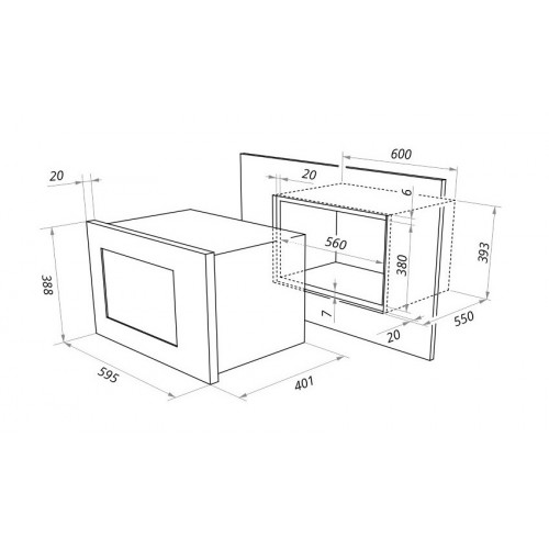 Микроволновая печь AKPO MEA 925 08 SEA02 BL